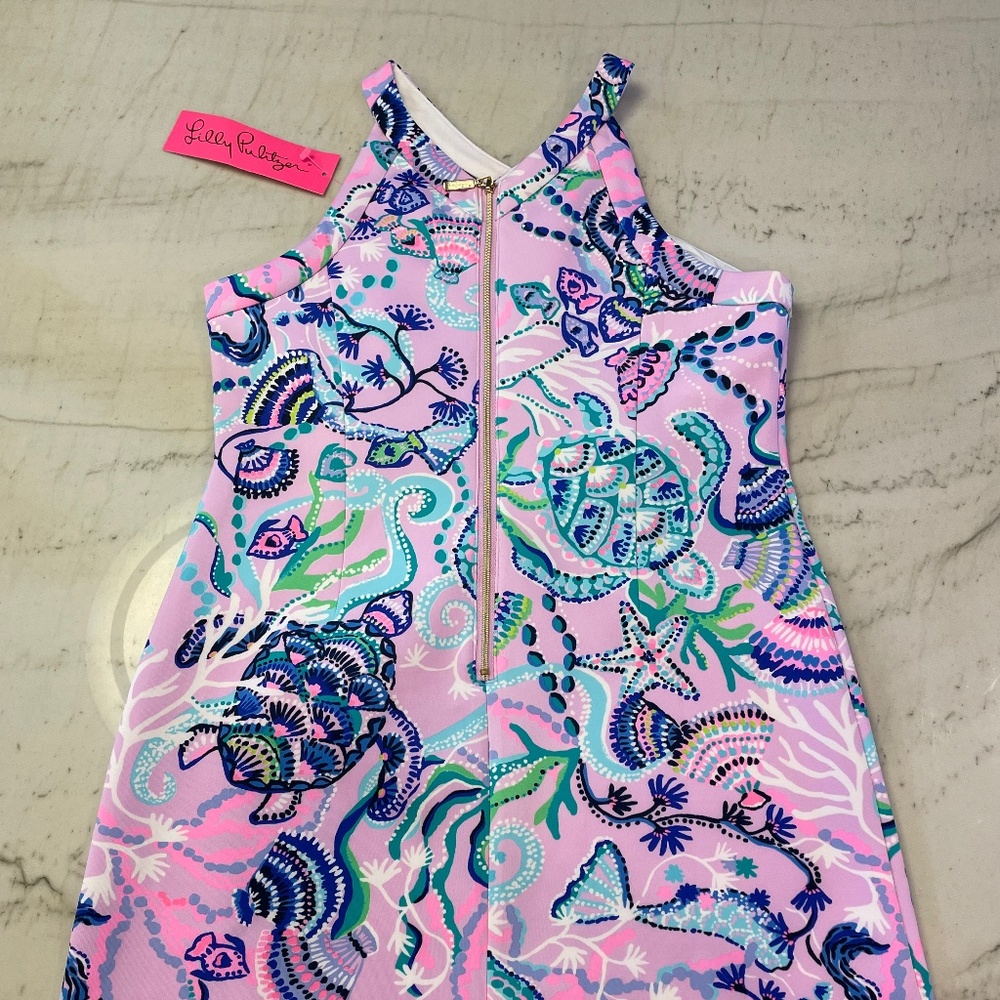 Lilly Pulitzer Kids Girl's Alyson Sea Print Shift Dress